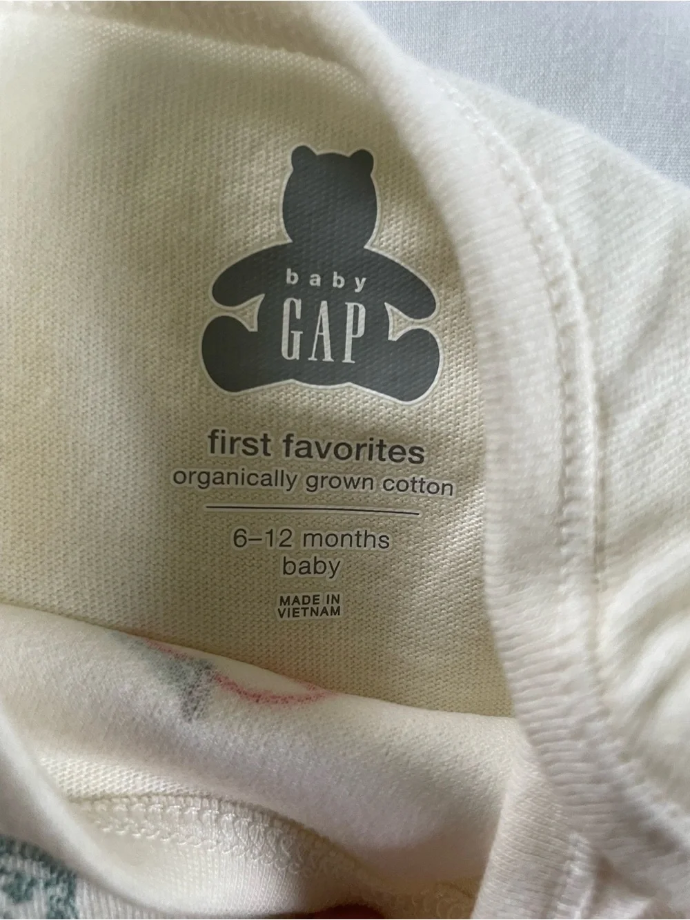 Baby GAP Cream New York Graphic Baby One-Piece